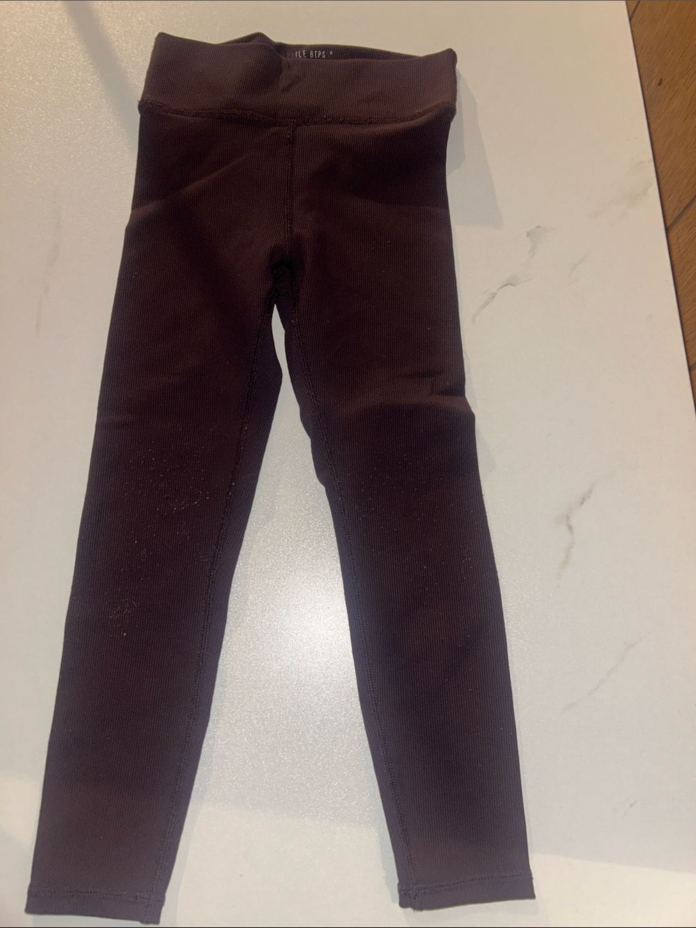 5/$20 Little Bipsy | plum ribbed Leggings